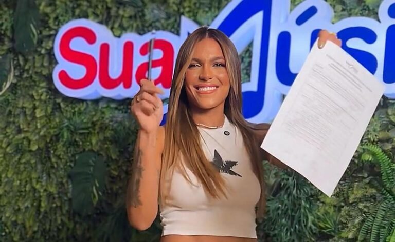 Tays Reis inicia nova fase com gravação de audiovisual no Sua Música