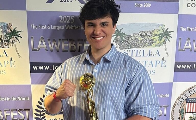 Max Lewis representa “Queen Lear” no LA Webfest e recebe prêmio de “Melhor Edição”