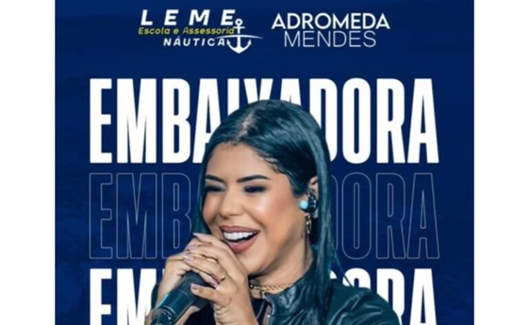 Adromeda Mendes é nomeada embaixadora da Leme Assessoria Náutica em projeto exclusivo em Caldas Novas