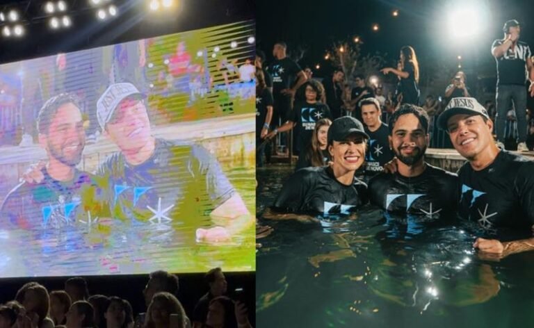 Empresário Erick Boniz se batiza na Igreja Lagoinha e diz ter vivido “renascimento espiritual”