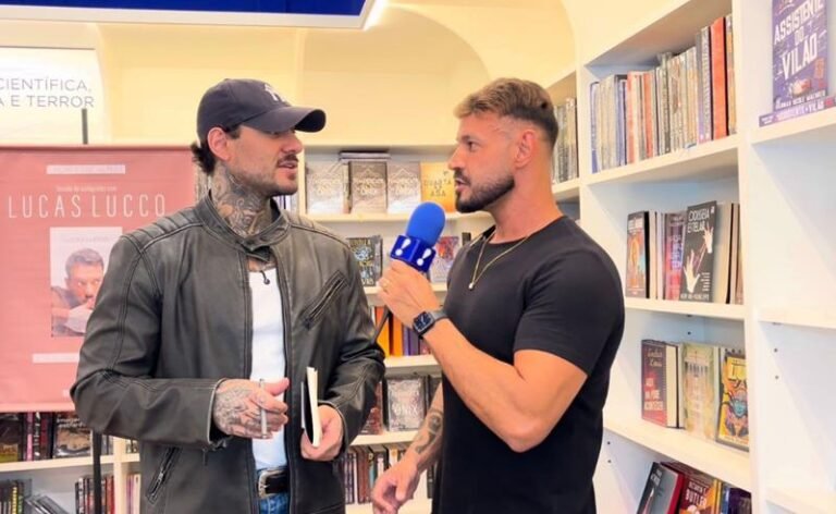 RedeTV! registra noite de poesia: Thiago Reghini entrevista Lucas Lucco em lançamento de “Emoccionado”