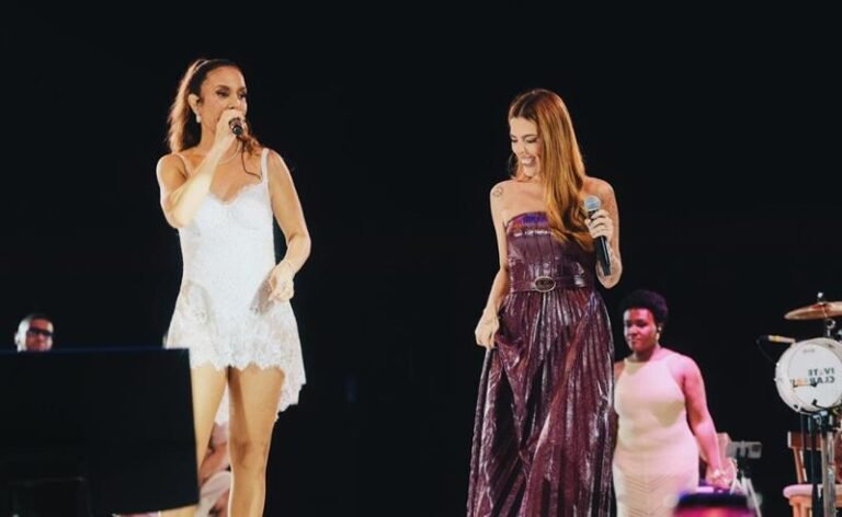 Ana Clara realiza sonho ao dividir o palco com Ivete Sangalo em Florianópolis: “Sempre Fui Fã”