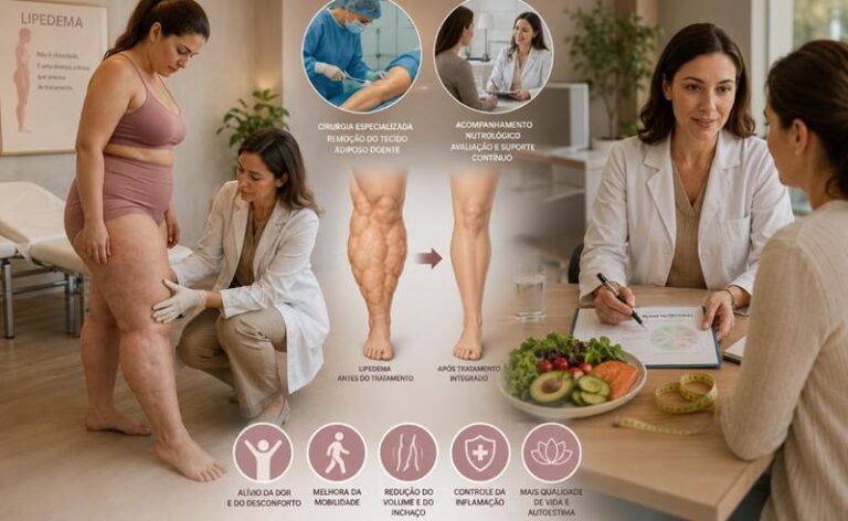 Tratamento do lipedema avança com integração entre cirurgia especializada e acompanhamento nutrológico