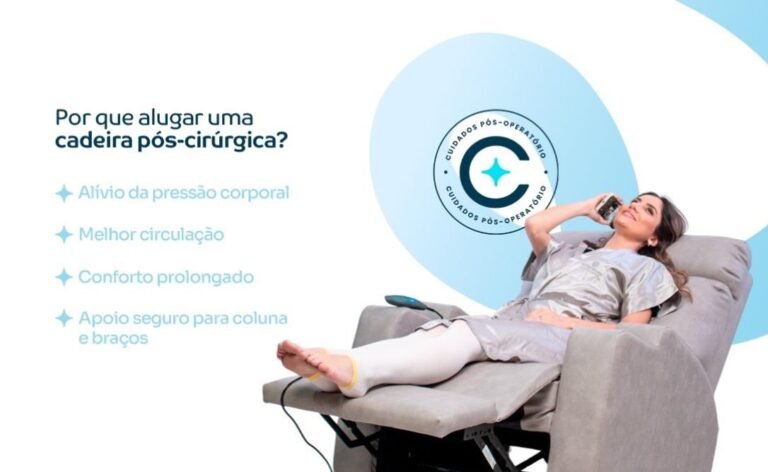 Poltronas para locação de pós cirúrgico em Goiânia: Conforto e segurança na recuperação domiciliar