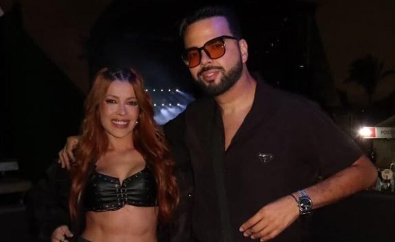 Jaquelline e Renato Ray curtem juntos show do Maroon 5 em São José do Rio Preto