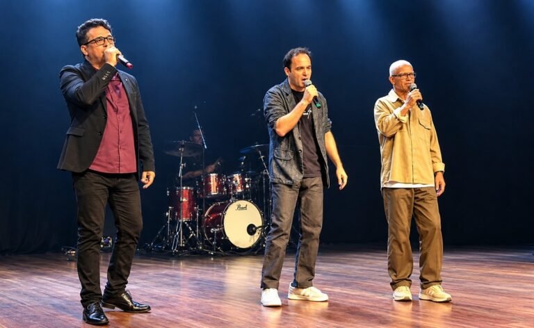 Com sucesso de bilheteria e casa cheia, Roberto Dom, Edu Silvera e Claudinho Maciel reúnem público em noite de música gospel no Rio